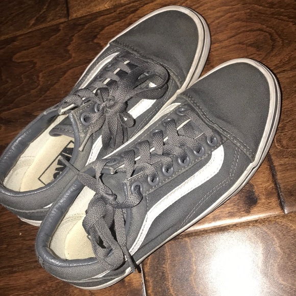 womens dark grey vans